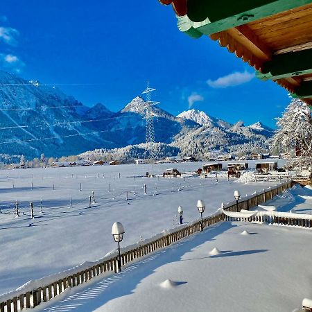 Апартаменты Gutshof Zum Schluxen Пинсванг Экстерьер фото