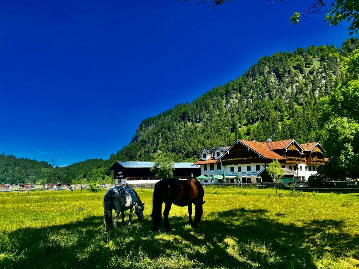 Апартаменты Gutshof Zum Schluxen Пинсванг Экстерьер фото